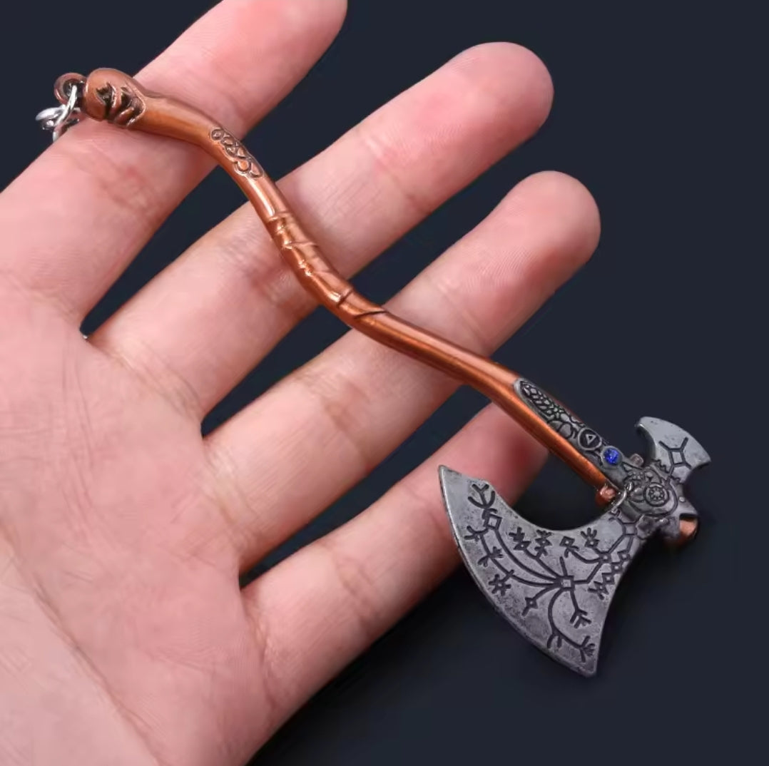 Leviathan Axe Keyring - God of War style