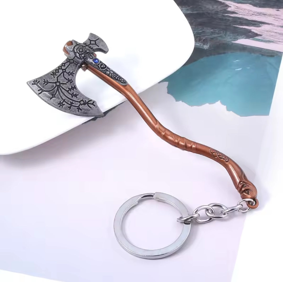 Leviathan Axe Keyring - God of War style