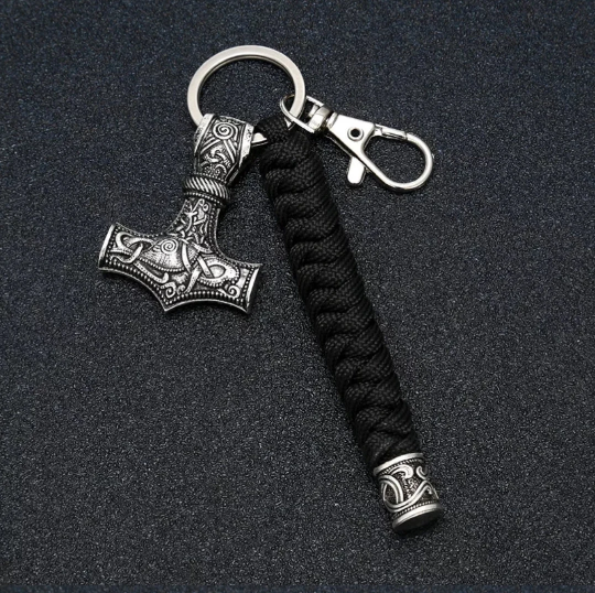 Mjolnir Paracord Keyring