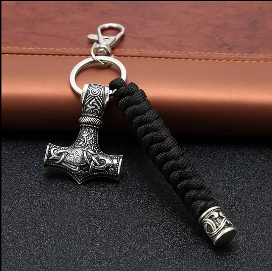 Mjolnir Paracord Keyring