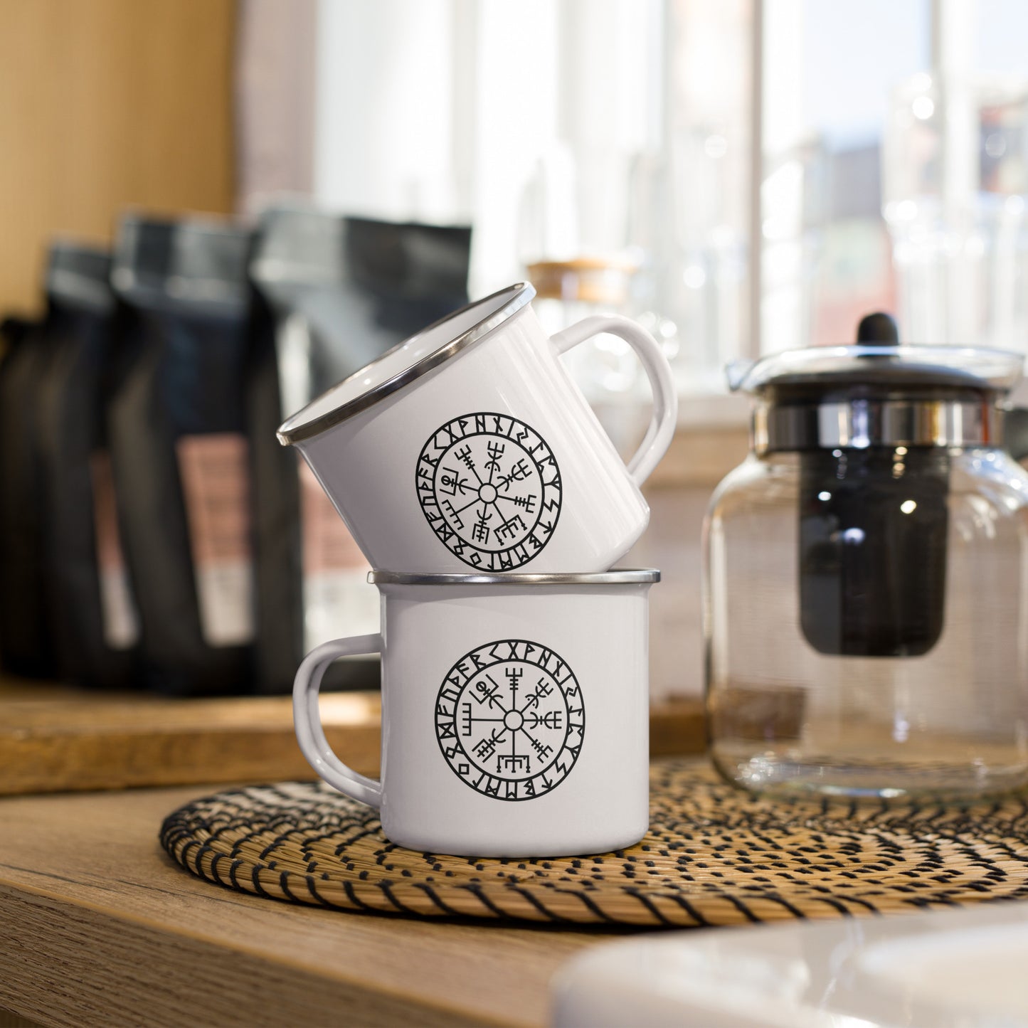 Vegvisir Enamel Mug